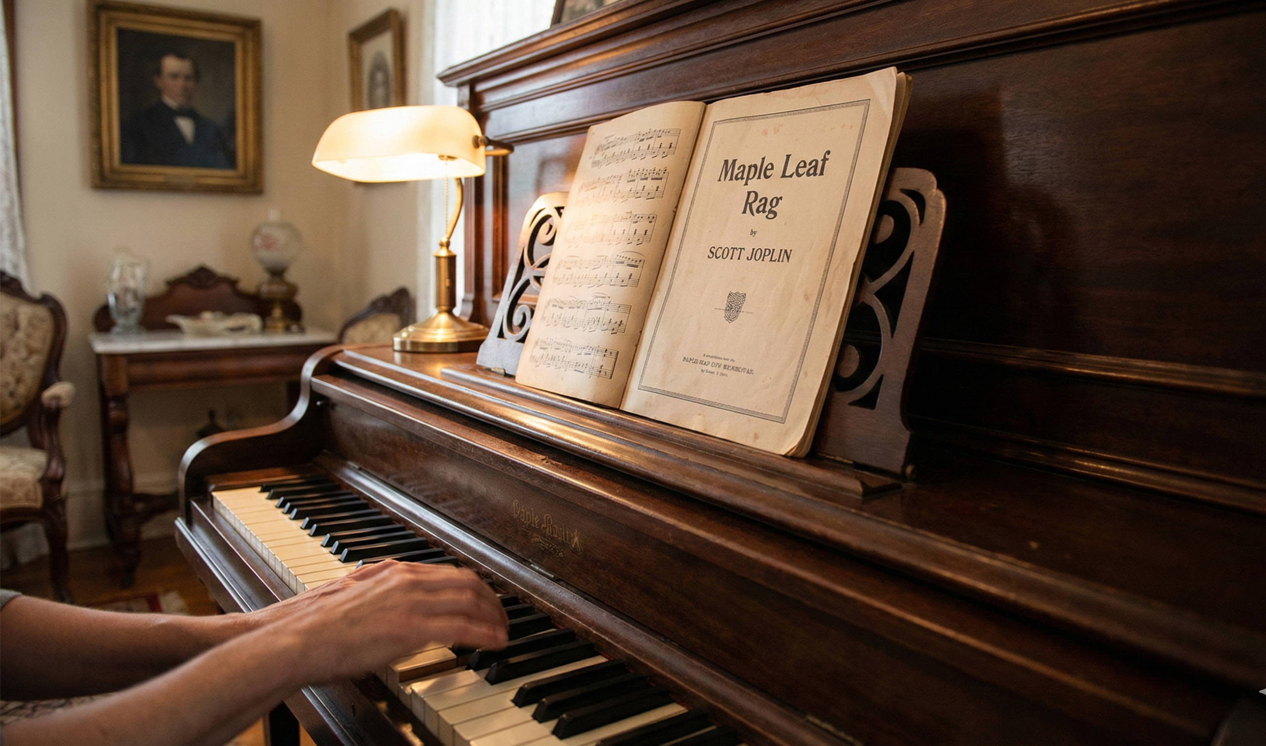 Sheet music preview of Maple Leaf Rag by Scott Joplin
